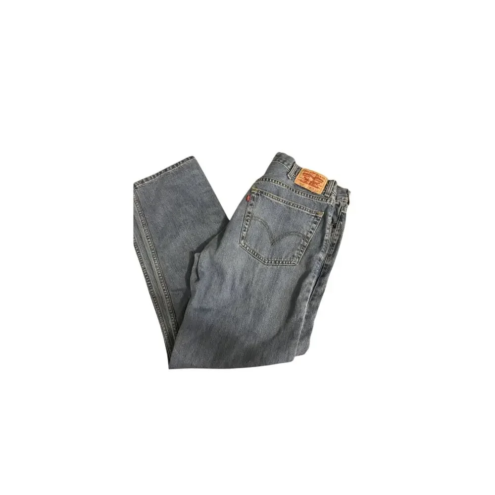 Levi’s 505 Vintage Men’s Jeans 38 x 32 Light Wash Straight Leg Classic Denim USA